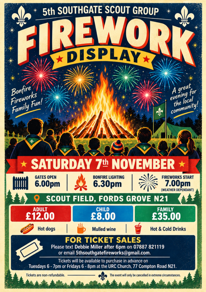 Fireworks leaflet 2026